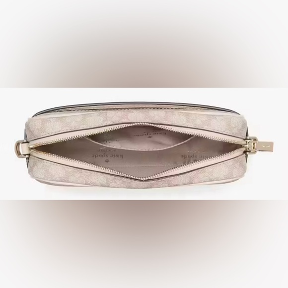 KATE SPADE BEIGE FLOWER MINI CAMERA CROSSBODY BAG. NWT NIP RETAILS $279 - Picture 6 of 7